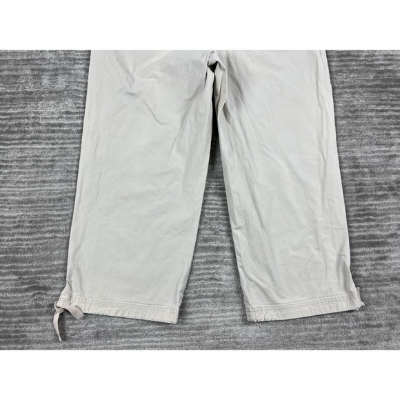 Vintage Style & Co Pants Womens 8 Beige Stretch Cotton Blend Capri - Picture 10 of 13